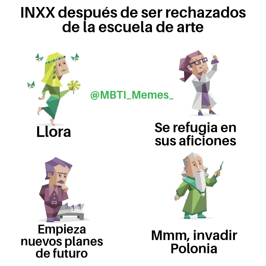 MBTI Memes on X: #INFP #ISFJ #INTJ #MBTI #Memes #16Personalities .  Credit's: u/aiowaitre  / X