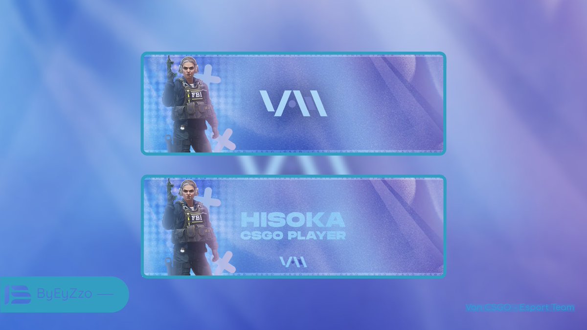 ByEyZzo's tweet photo. Salut 👋!
Nouvelle création pour une équipe CSGO (et je suis dedans 😍). Son nom est VanirCSGO ! 
➤ Commission ON by DM 

Retweet 🔁
FAV❤️ https://t.co/rIHHKtKO5v