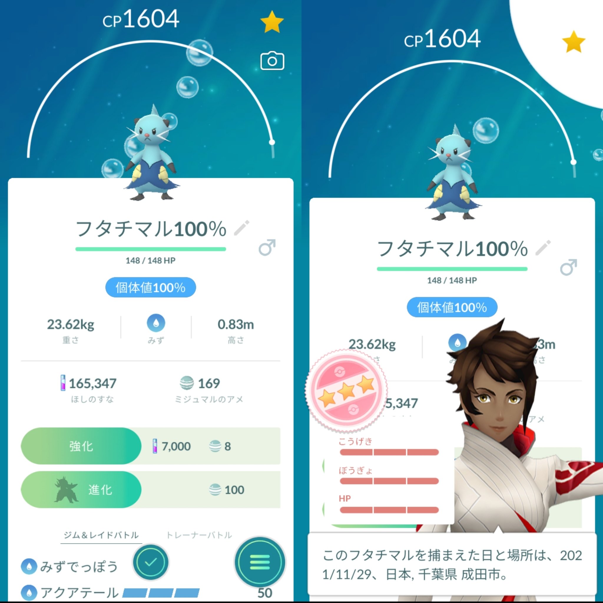 年内轟絶運極1000体目標 ンヒィー 大事 ミュート推奨 21年12月日 月曜日 未明 色違い ポカブ を チャオブー に進化 Cp531 Cp979 個体値 0 累計進化回数 17回目 ポケモンgo