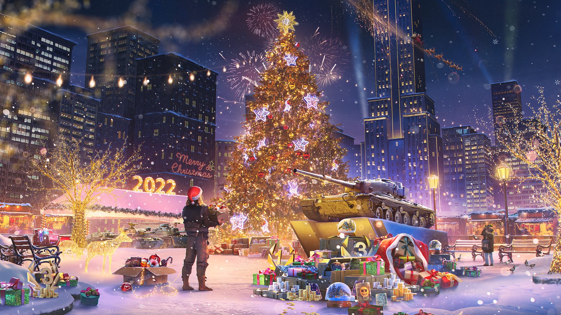 Merry Christmas New York Wallpaper 2022 World Of Tanks Blitz On Twitter: "Happy New Year! 🥳🎅🥰  Https://T.co/X2Pjvylfba" / Twitter