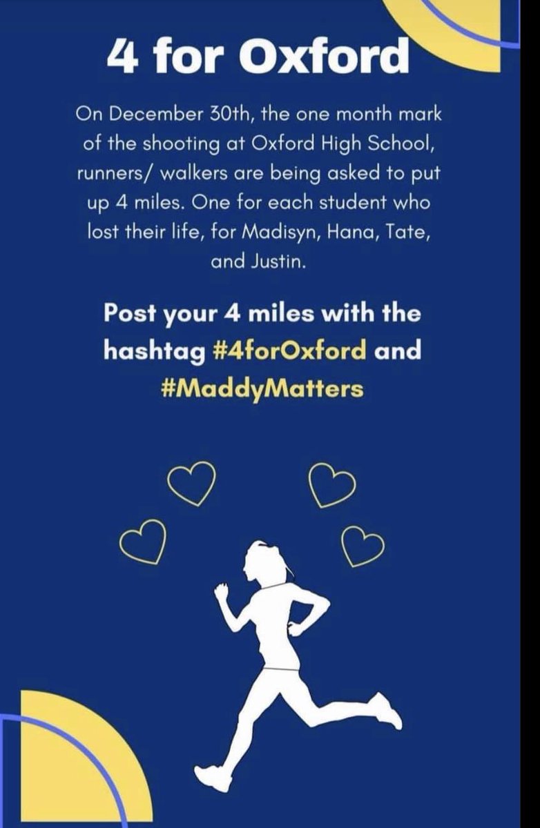 TeachMrsDTeach's tweet photo. #4forOxford #MaddyMatters https://t.co/WUEg5fY24v