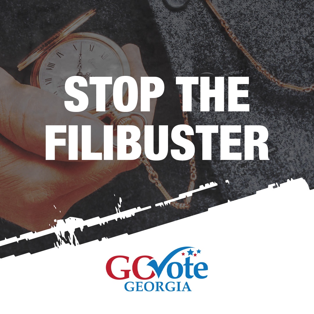 GA_Votes's tweet photo. Of all the things that stand in the way of our full embrace of a truly representative and participatory democracy, the filibuster shouldnโt be one of them.
#StopTheFilibuster #FairVotingRightsNow https://t.co/qax4lxFJnM