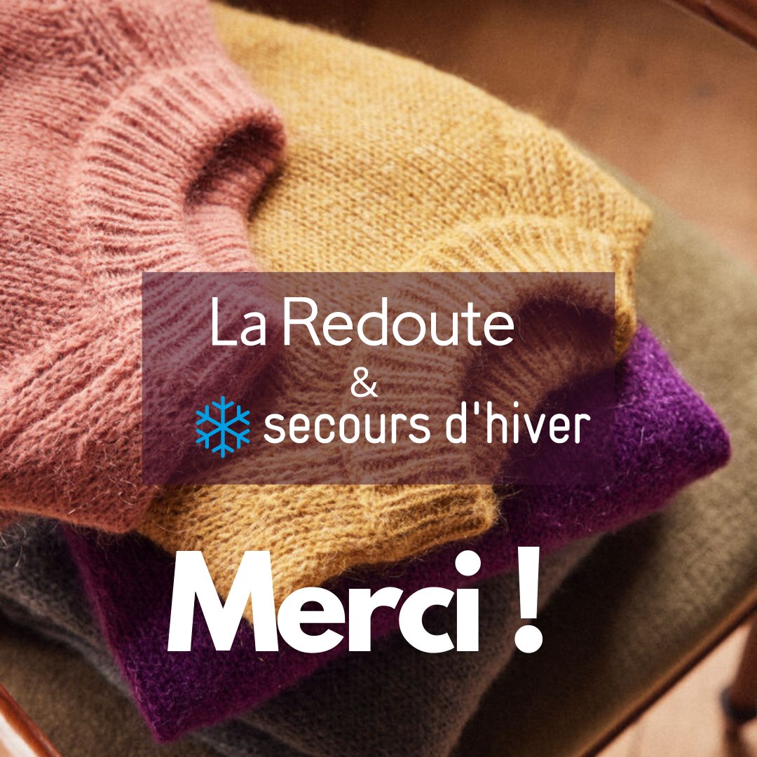 Un Noël solidaire avec le Secours Suisse d'hiver 🎅🏻 
Grâce à votre engagement durant le mois de décembre, La Redoute reversera un total de CHF 12'228 à l'association et soutiendra ainsi matériellement 6 familles.
Merci à tous ! Pour en savoir plus 
➡️secours-d-hiver.ch