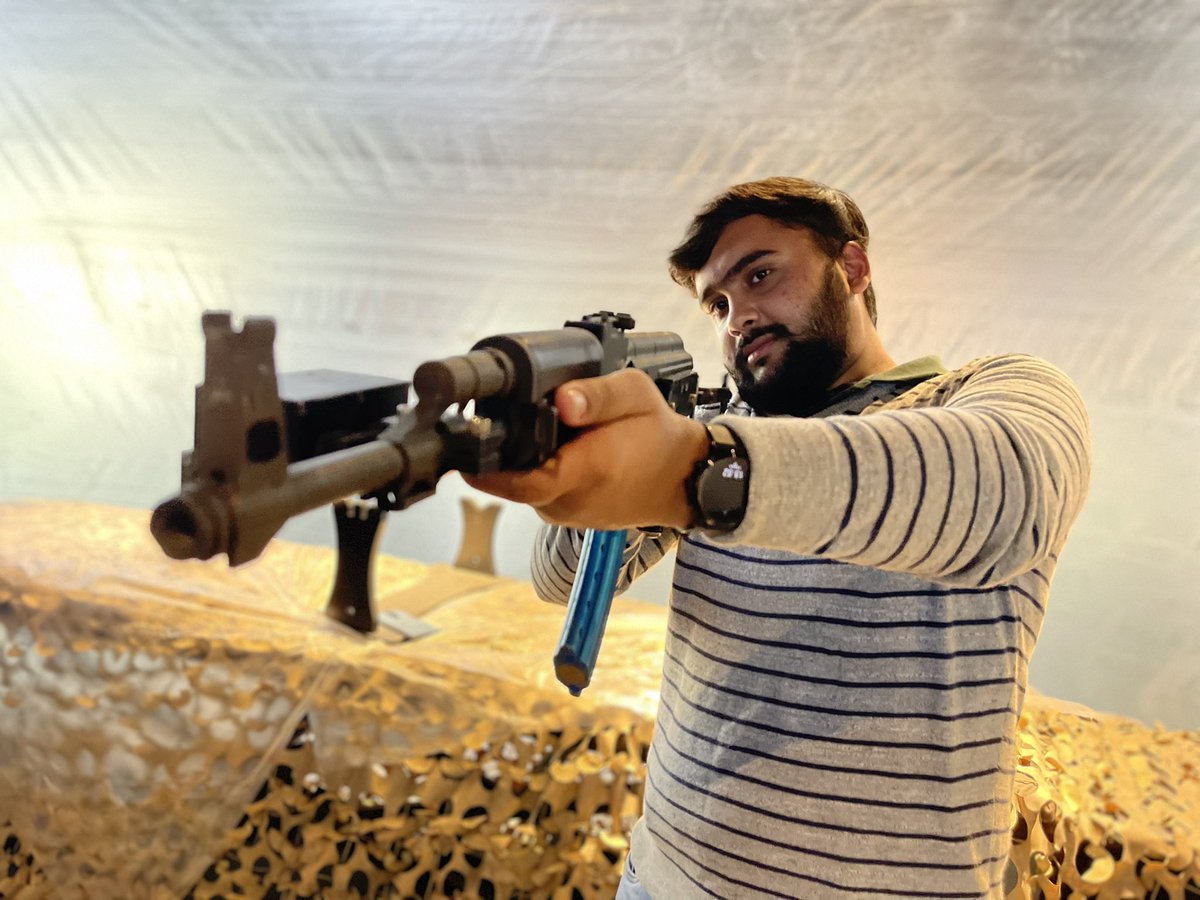 iamberagarwal's tweet photo. Tried my hands on @ZenTechnologies ’s state-of-the-art Advance Weapons Simulator (AWeSim). This simulator was appreciated by PM @narendramodi Ji at #DefExpo2020.
Zen is a perfect example of how passionate Indian companies are about achieving Aatmanirbhar Bharat. 🇮🇳
@ashokatluri https://t.co/8MvxFkg2SE