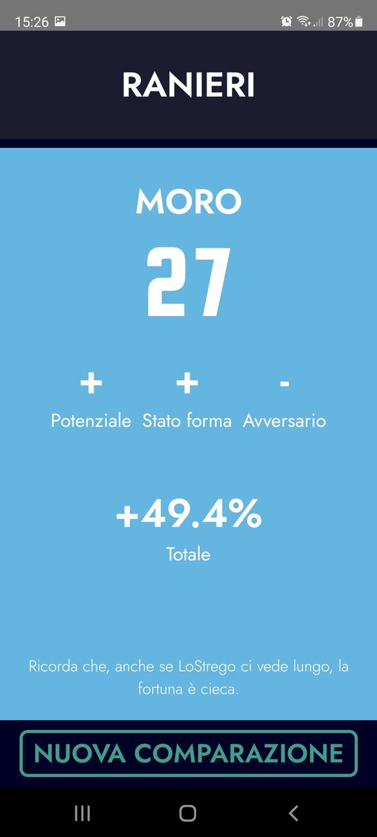 La nostra App del fantacalcio torna utile anche per il fantasanremo 😎 tra Moro e Ranieri largo ai giovani! 🤣