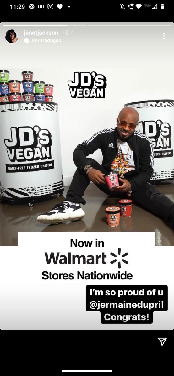 JanetDoing's tweet photo. Janet Jackson using social media to promote her ex-boyfriend's new ice cream business instead of her own upcoming documentary 🤡 https://t.co/Ny5hNnFJsR