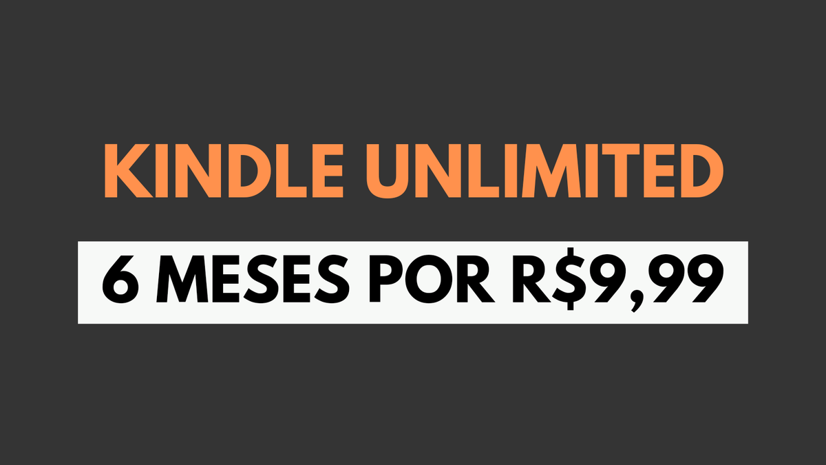 🗣️ Só até essa sexta!! 

🚨 6 MESES DE KINDLE UNLIMITED POR R$9,99 🚨

⚠️ Pague o valor único de R$9,99 e tenha acesso a milhares de livros por 6 meses!

Aproveite:
amzn.to/30BPwQX
amzn.to/30BPwQX