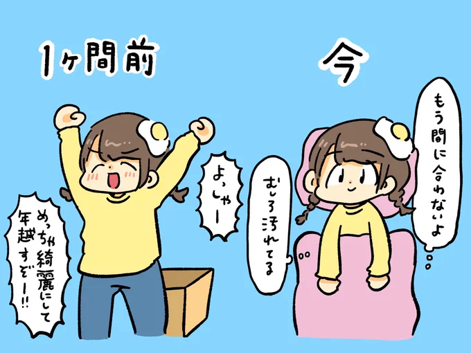 年末の大掃除モチベ 