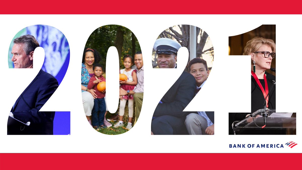 BofA_News's tweet photo. 2021 was an unforgettable year for our teammates, our company and the communities we serve. Wishing everyone a happy and healthy New Year. https://t.co/TufV3ydYhj