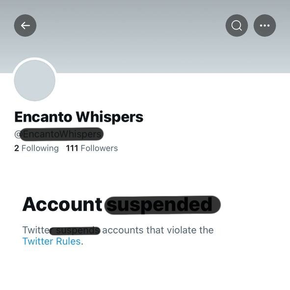 EncantoWhisper's tweet photo. THEY TRIED TO GET RID OF US BUT WE'RE BACK. 

#Encanto #encantotwt https://t.co/SLYICGkd3Q
