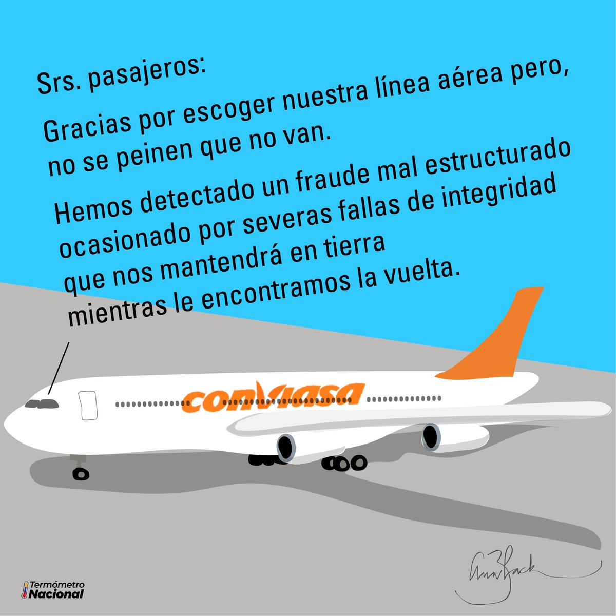 AnaBlackLl's tweet photo. #Conviasa https://t.co/3VoV6KWTCz