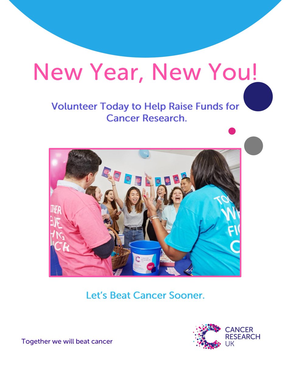 It’s not a cliché it’s true! #newyearnewyou! #volunteer with us <a href="/CRUKTenby/">CRUK Tenby Shop</a> in 2022 and feel AMAZING 🤩 enquire in store or online NOW!! And together we can beat Cancer sooner 💪🤜😎🎉