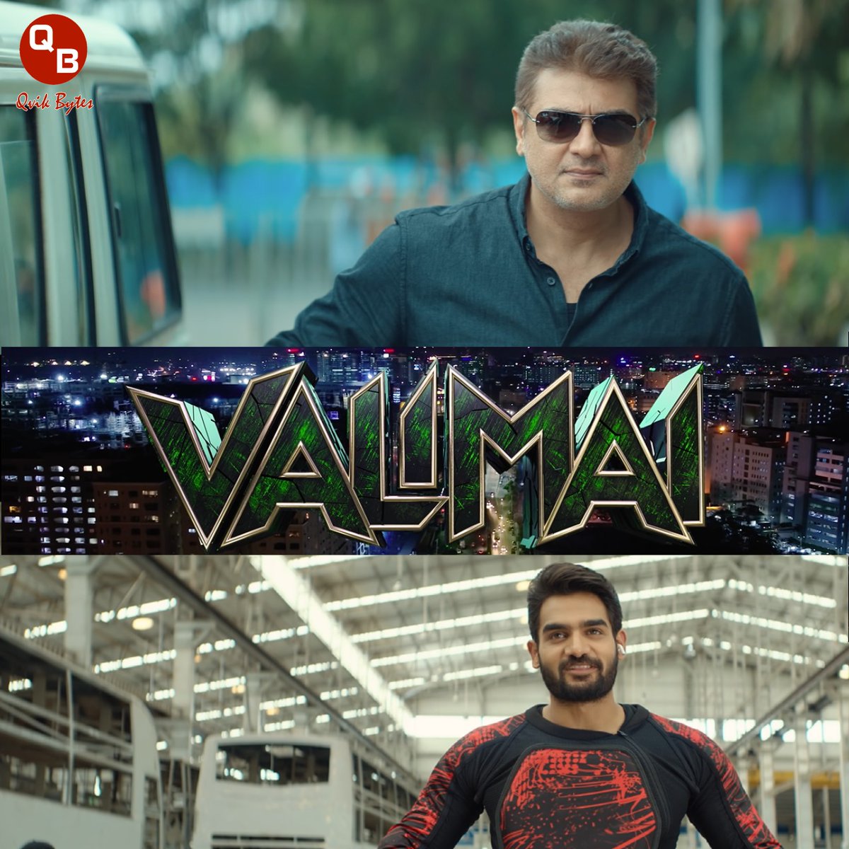 BytesQvik's tweet photo. #ValimaiTrailer out now. Promising visuals🔥😎 Hitting the screens this pongal 2022.
#AjithKumar #ValimaiPongal #Valimai #QvikBytes #QvikBytesIN https://t.co/MBIVV2ODls