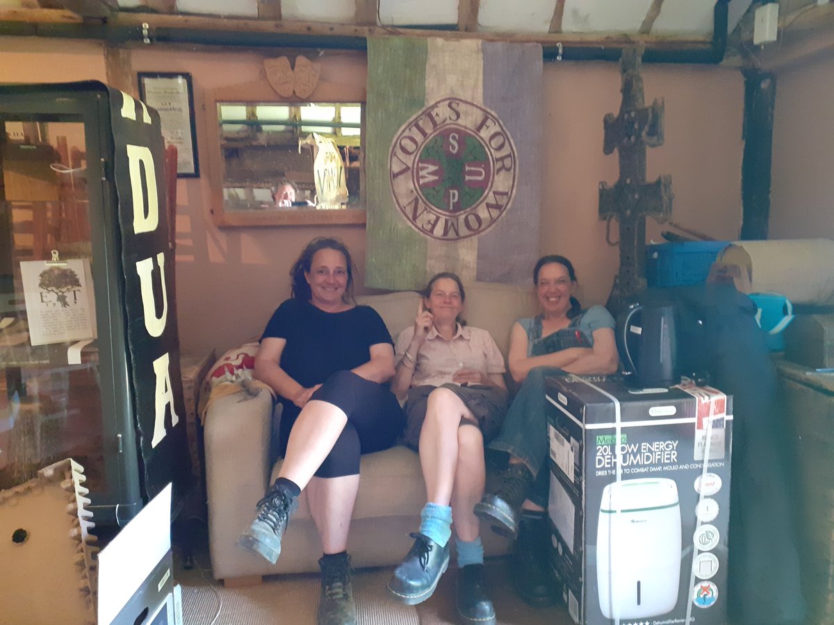 InspectorSidell's tweet photo. A hard, hard year at times, but at others, what projects, what colleagues! @DrSadieWatson @Nathalie_Cohen #TheDig21 #Smallhythe https://t.co/C6Nwerk4kT