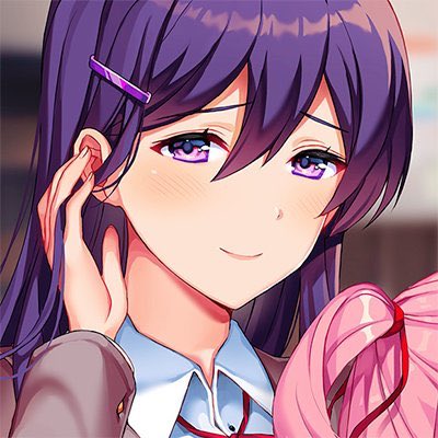today’s scrunkly of the day is Yuri from Doki Doki Literature Club!