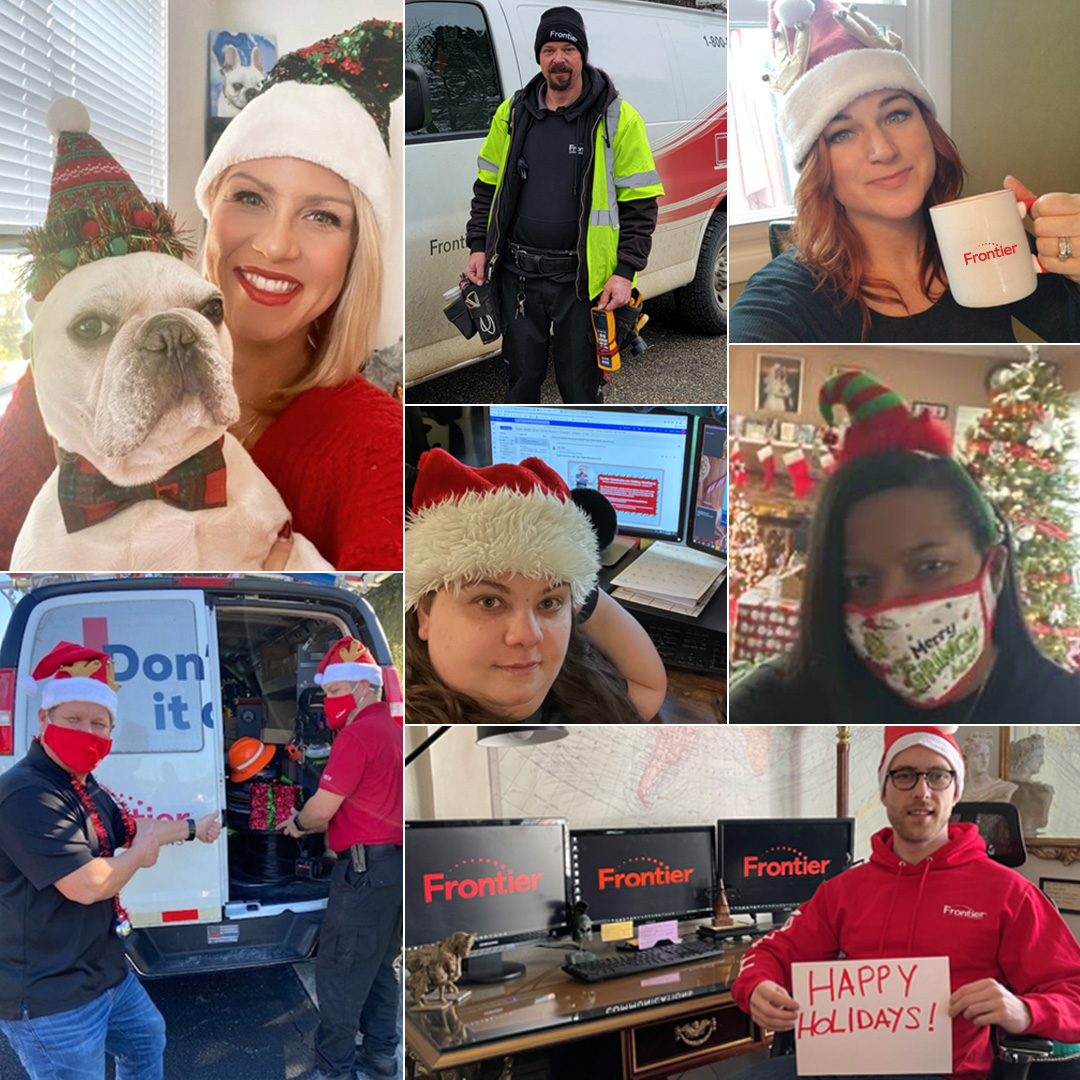 FrontierCorp's tweet photo. In the season of giving, our team delivered! A special thank you to all our teammates on the frontlines who gave their best for our neighbors and communities during the holidays. Join us in saying #thankyou! #WeAreFrontier #LetsGoFrontier https://t.co/Pn4LVAAVyW