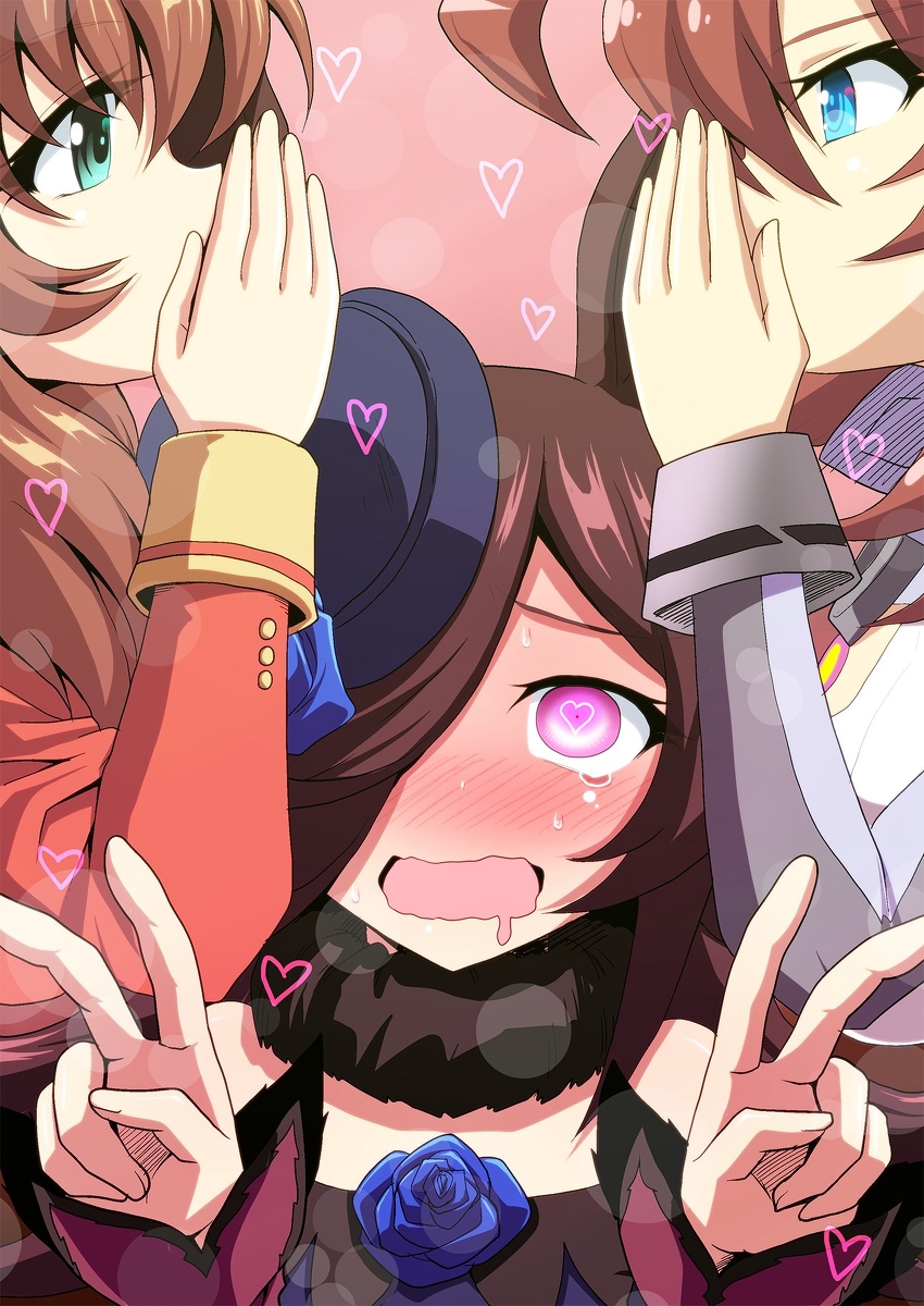 アへ顔ダブルピース のイラスト マンガ コスプレ モデル作品 2 件 Twoucan