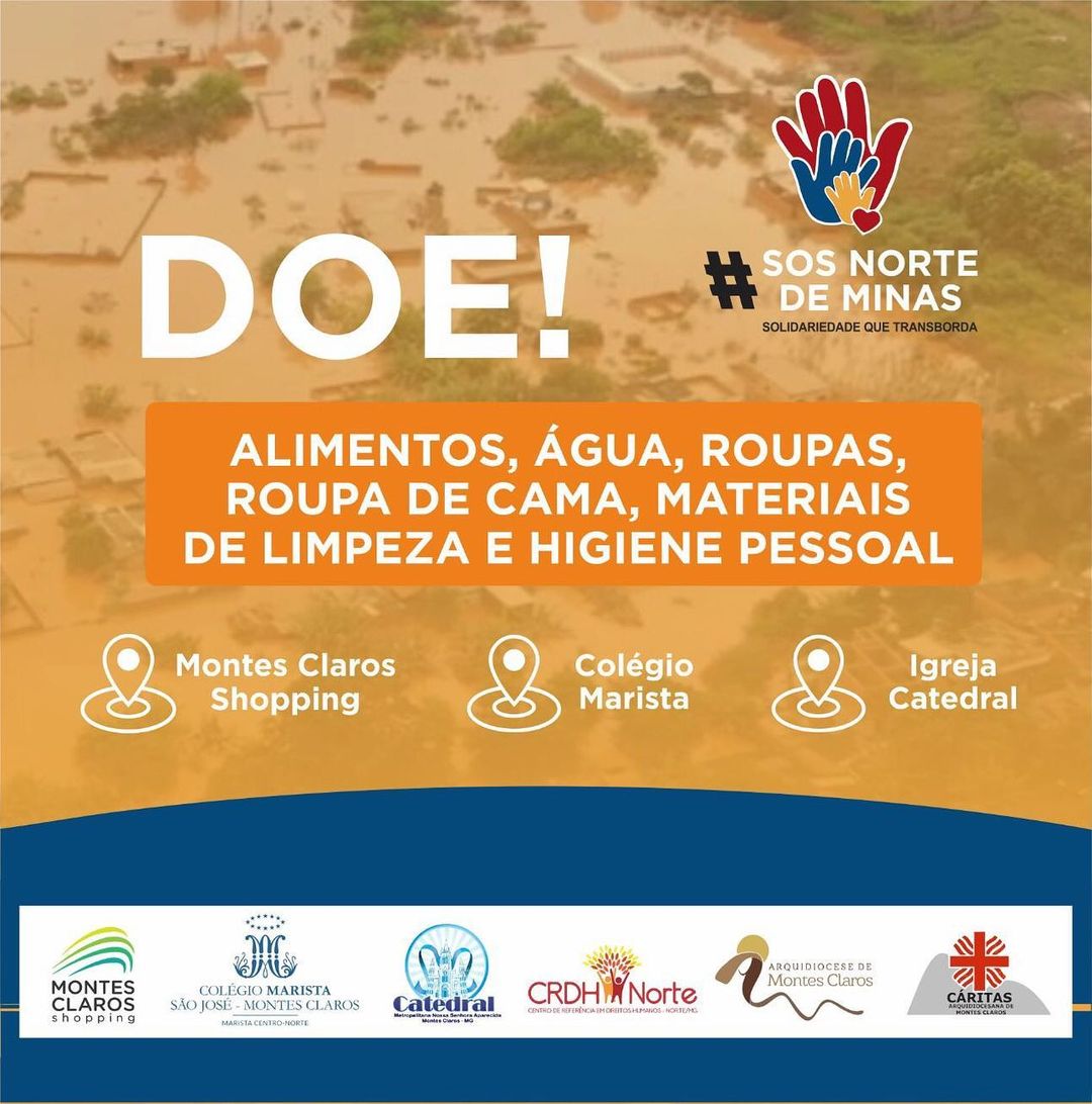 leninhamoc13's tweet photo. 🆘 SOS NORTE DE MINAS 🆘

A população do Norte de Minas, precisa do seu apoio neste momento!

Nossa região está sendo atingida por temporais, causados por um ciclone extratropical, que atingiu o Brasil neste mês de dezembro/2021.

Junte-se a campanha #SOSNorteDeMinas! https://t.co/pvZ3OAaPmz
