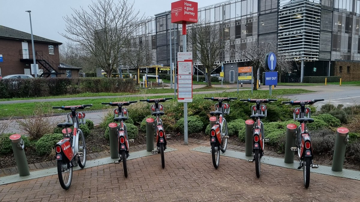To encourage all visitors to our site, including our staff, to use greener forms of transport where possible, we recently installed a <a href="/SanCyclesMK/">Santander Cycles MK</a> <a href="/nextbikeUK/">nextbike by TIER UK</a> station outside our main entrance.
These facilities are available now as part of our #MKUHGreenerFuture plan <a href="/GetAroundMK/">Get Around MK</a>