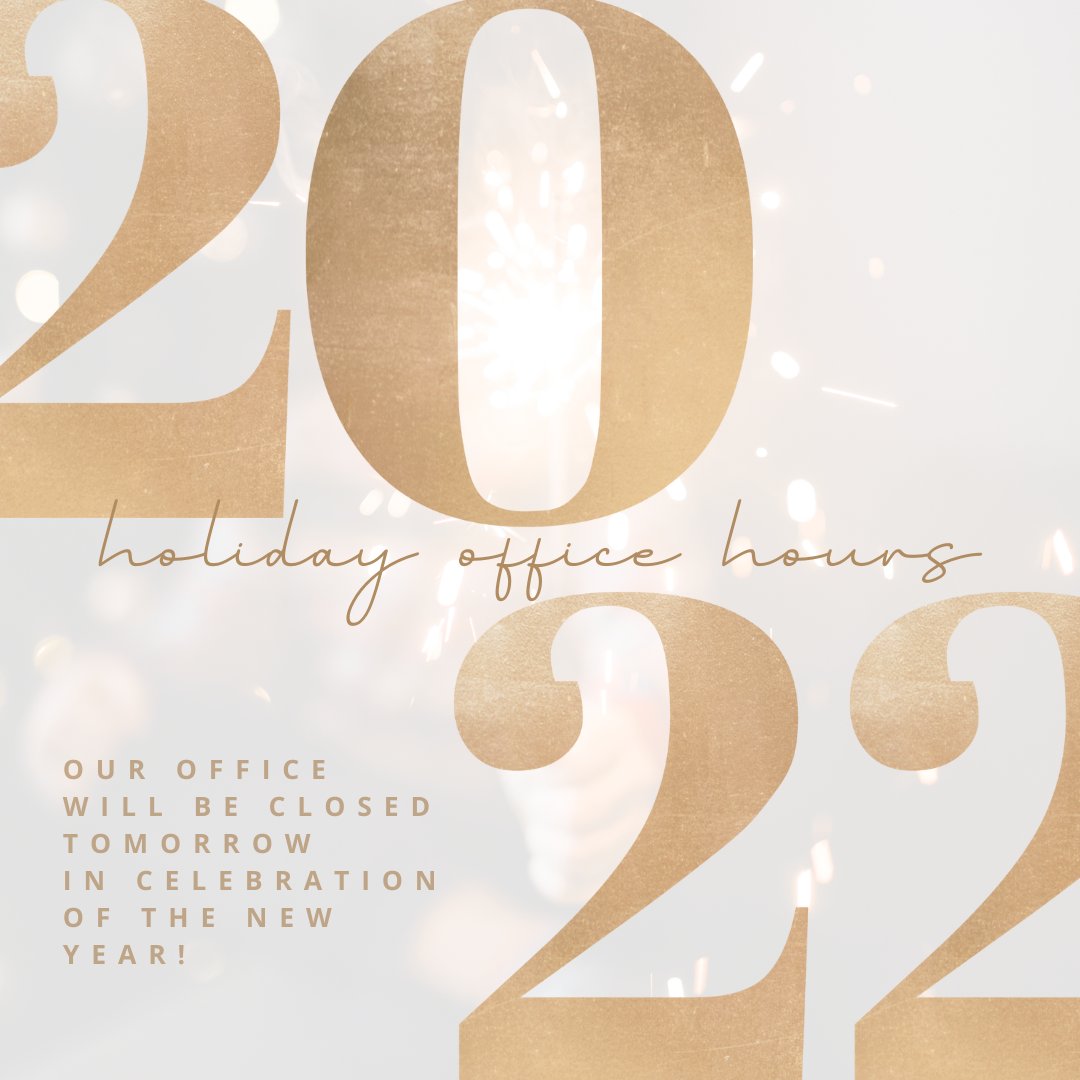 EBiTeam's tweet photo. A friendly reminder that our office will be closed tomorrow in celebration of the new year! #TeamEBi #HolidayHours #HappyHoliday #NewYears #2021 https://t.co/Xebml6uGfP