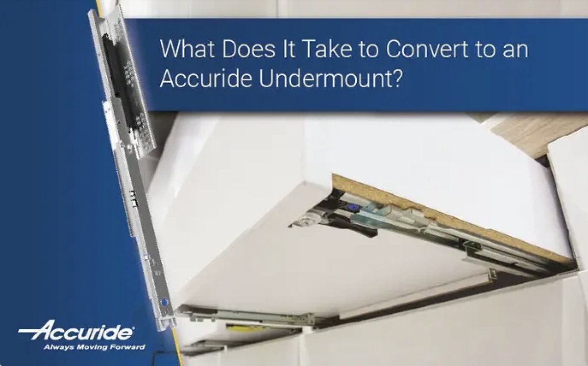 ⚒️ #AccurideUS is fully stocked with our broad line and ready to fulfill your order. ⚒️ The undermount drawer has become a virtual must in any prestigious home, boutique, or institution. With hardware concealed beneath, it offers a clean esthetic look. bit.ly/3pvQQyd