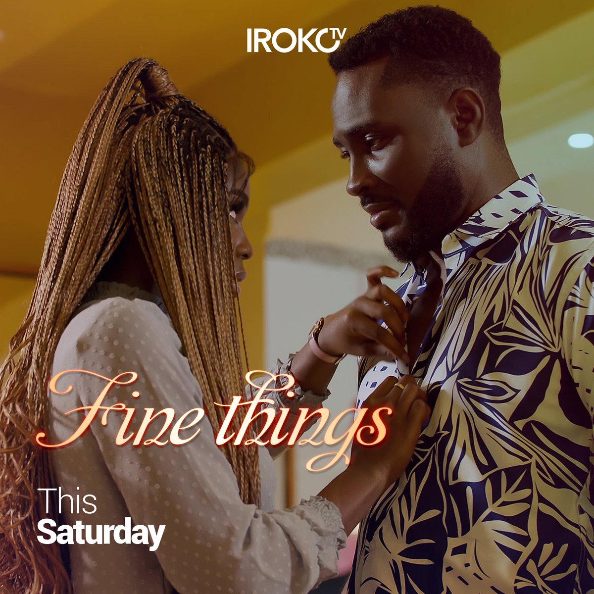 irokotv's tweet photo. Always here for picture perfect moment like this.
Are you ready for the general @PereEgbi 
 and @lylaws?   

"FINE THINGS" will be available this Saturday iROKOtv.
Click>>>> https://t.co/YqW2J9zqcb

#irokotv #NollywoodMovies #bestofirokotv #finethings https://t.co/QR9ZnAge4F