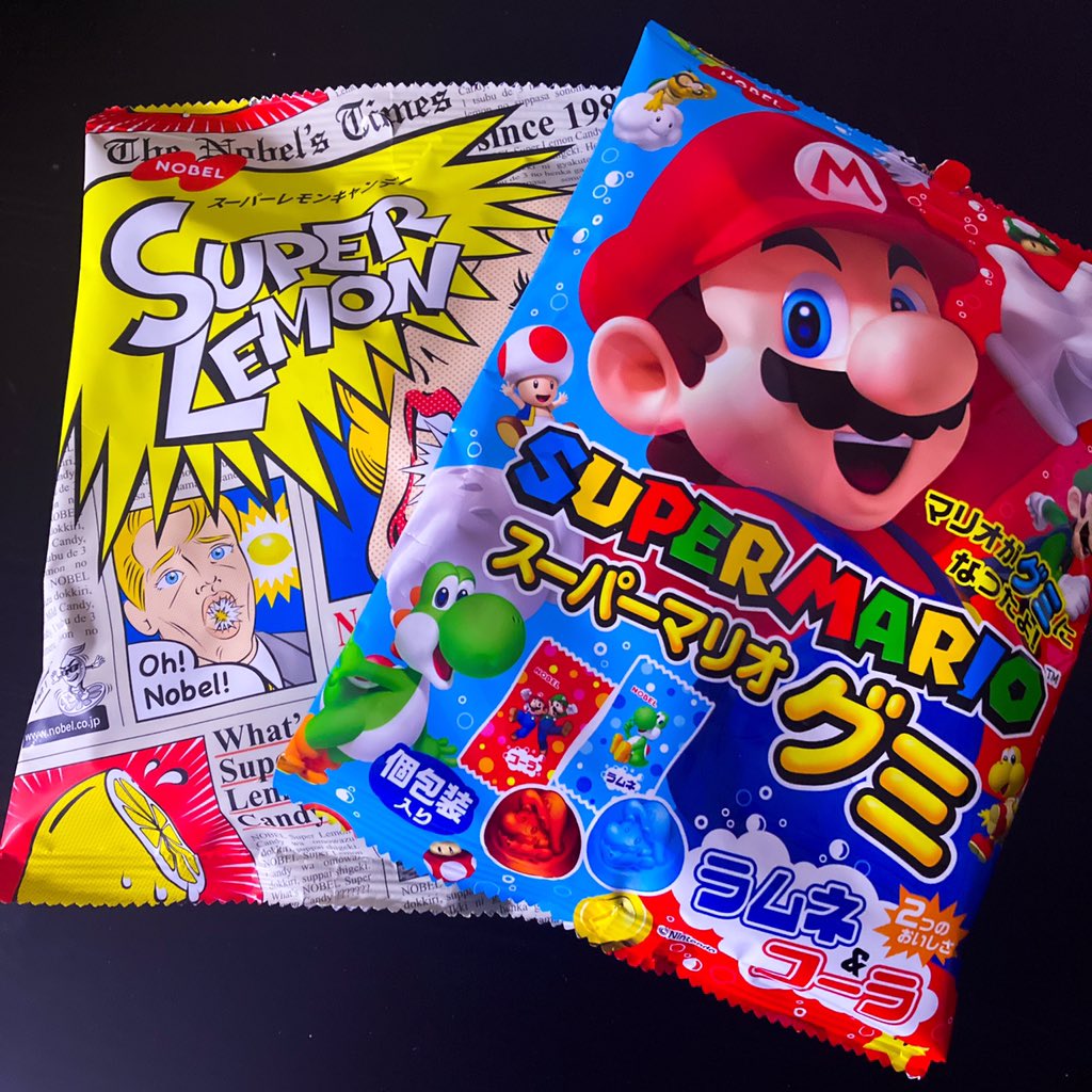 Candycritic's tweet photo. Got some fun #japanese treats for #Christmas, one is a classic that I love and the other is something new, both are #super.
#supermario #superlemon https://t.co/EslE0oc7aQ