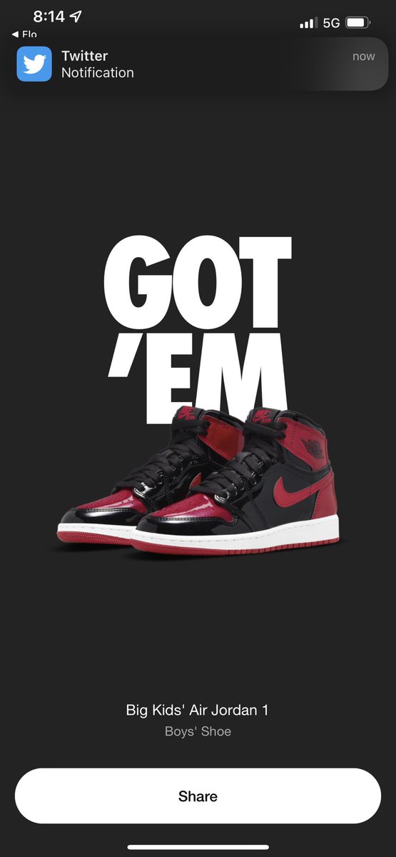youknowlina's tweet photo. @SOLELINKS @J23app my first rare W 😊 https://t.co/TMc6Cn7Sla