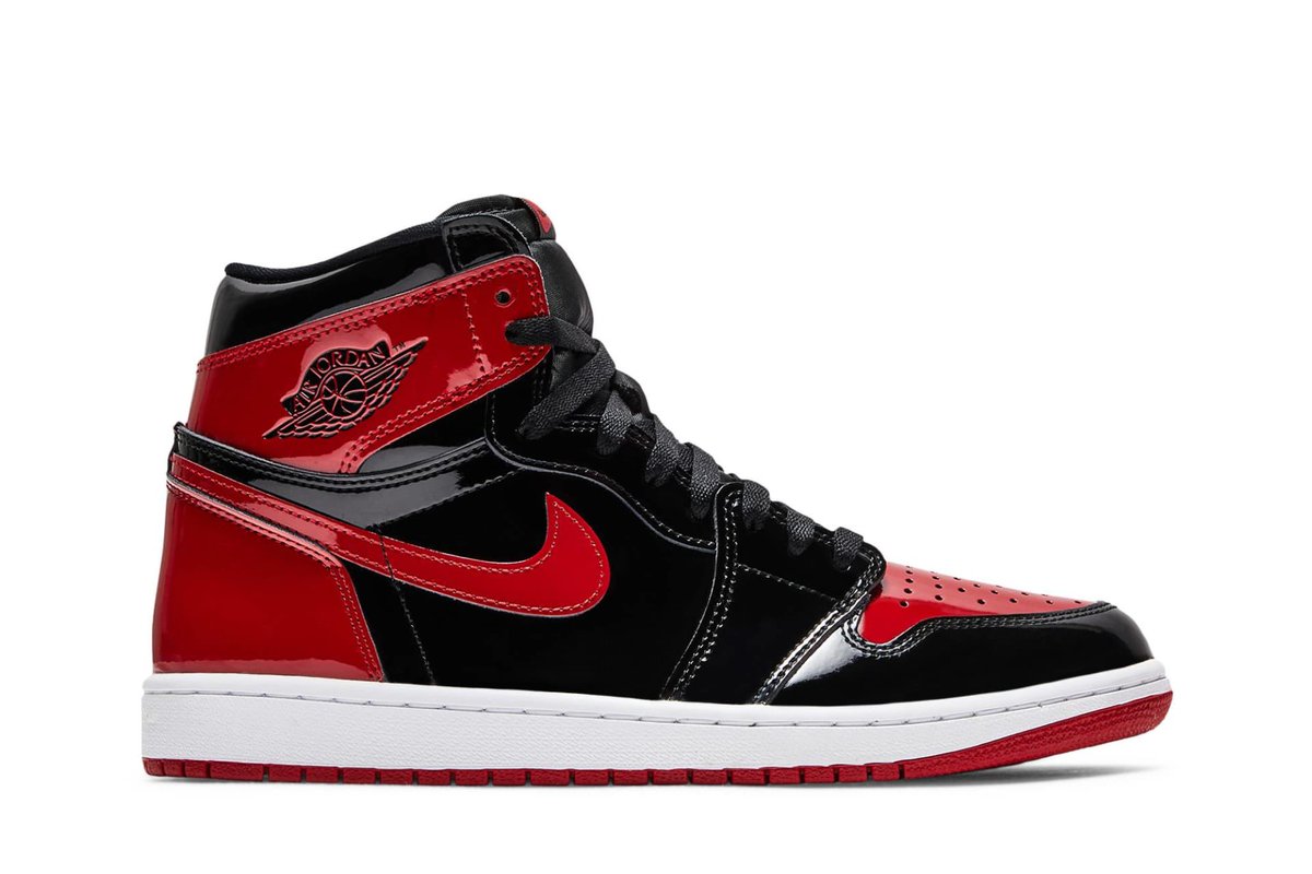 KariDaniels's tweet photo. HELP THREAD: If you have or are looking to buy the Air Jordan 1 “Patent Bred” &amp; took that SNKRS L, list the size(s) you’re looking for or size(s) you have for sale below! RETAIL OOPS STRONGLY ENCOURAGED! https://t.co/dsIhwCqXNL