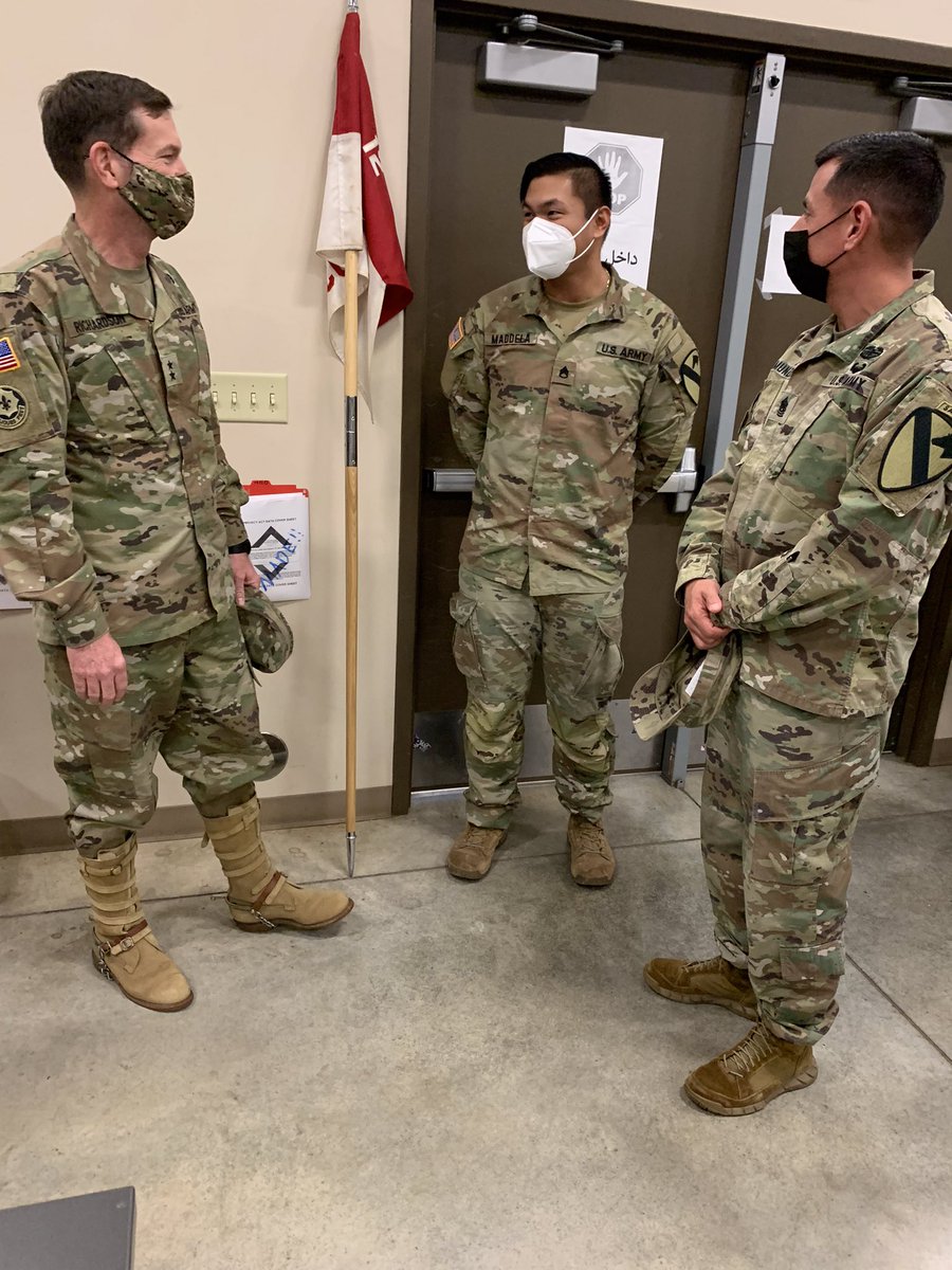 _JBR_IV_'s tweet photo. Visited 2-12 Cav Troopers at Camp Atterbury on the mission to welcome and help integrate our new Afghan guests to the US. So proud of these 1st Cav Div Troopers and appreciate their families’ sacrifices over the holidays. https://t.co/jdXfWfI7KN
