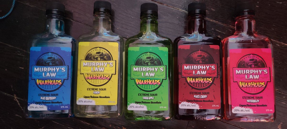 The Law is in the house. <a href="/WARHEADS/">WARHEADS®</a> <a href="/MurphysLawShine/">MurphysLawMoonshine</a> Thanks so much for the collab with Impact Confections.  Tastes so good and sour.