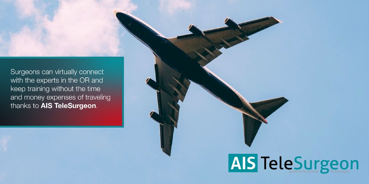 Surgeons can virtually connect with the experts in the OR and keep training without the time and money expenses of traveling thanks to AIS TeleSurgeon.

This is one of the many advantages you can enjoy. Find all of them here: 
➡ ais-telesurgeon.com

#patientcare #surgery