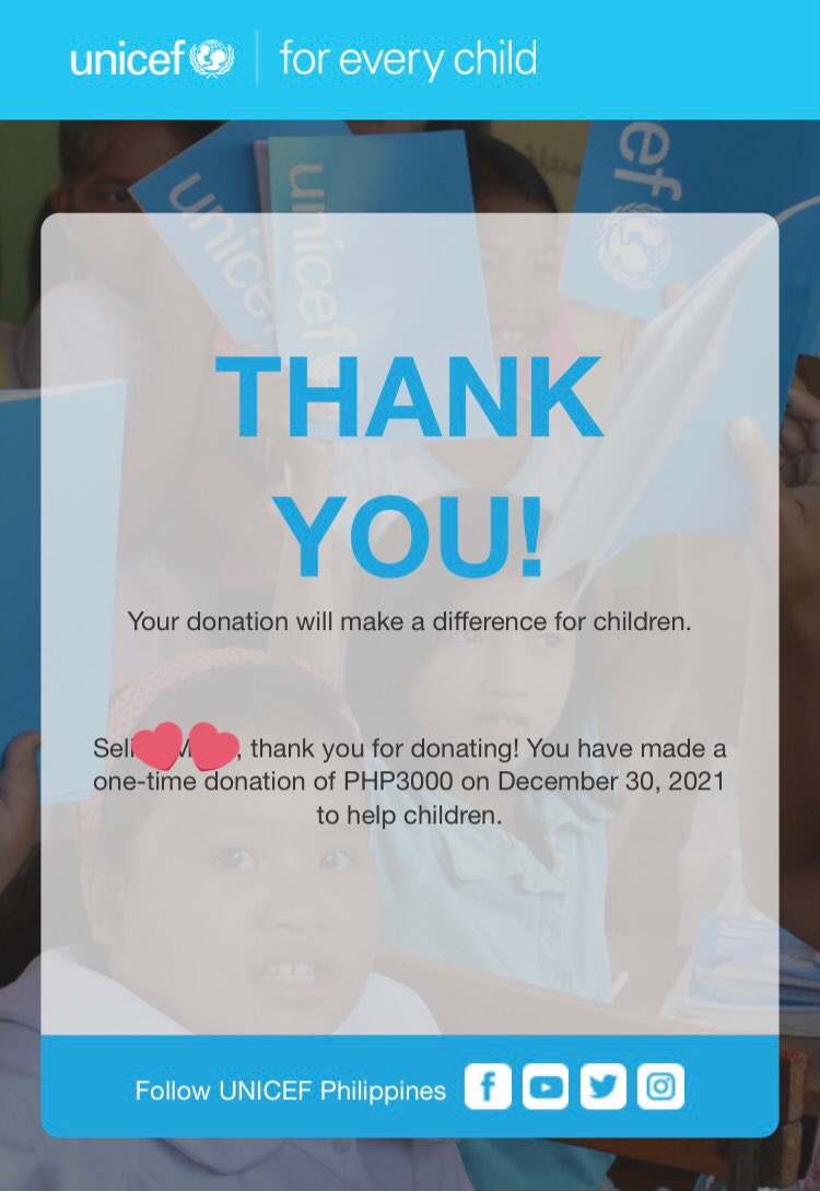 also, this is long overdue but (i wanted to do this on taehyung’s birthday too) on behalf of <a href="/fourteenthph/">14th ♡</a>, we donated to UNICEF PH. this will help children and families affected by Typhoon Odette.