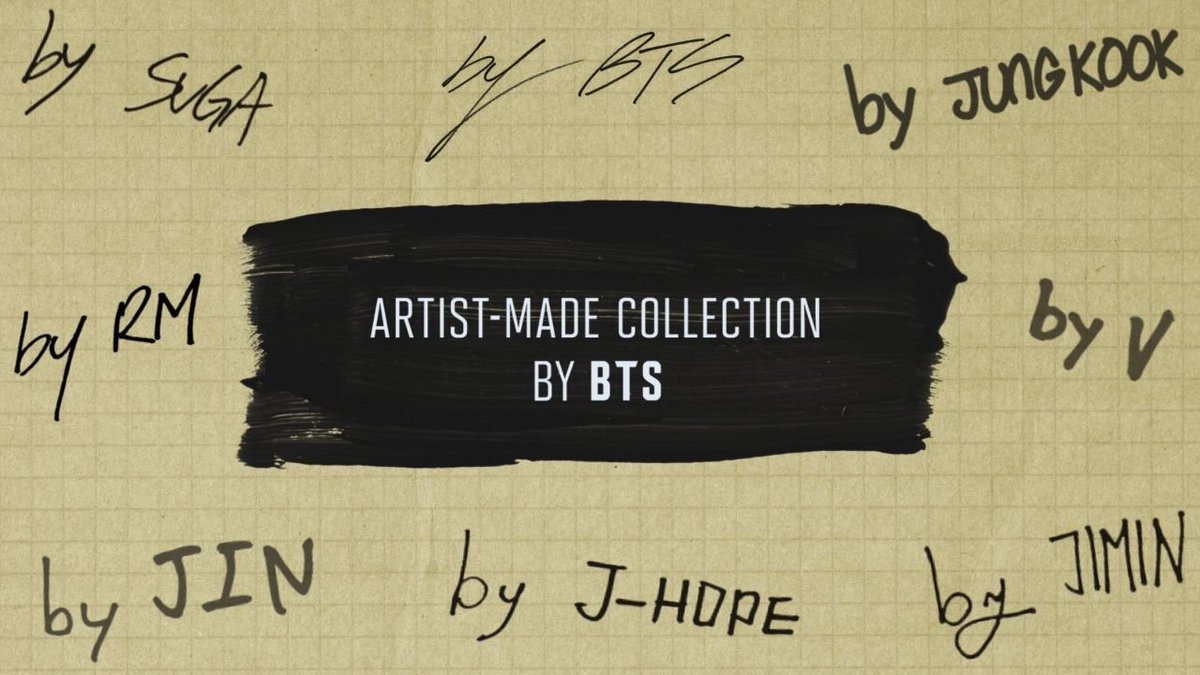 🚨 | ANUNCIO: HYBE lanzará nueva mercancia de BTS.

Hoy a través de sus redes sociales, HYBE anunció que una de sus próximas mercancias que estarán a la venta para el 2022 será una 'Colección hecha por un Artista', la cual es mercancia hecha por los miembros de <a href="/BTS_twt/">방탄소년단</a>.