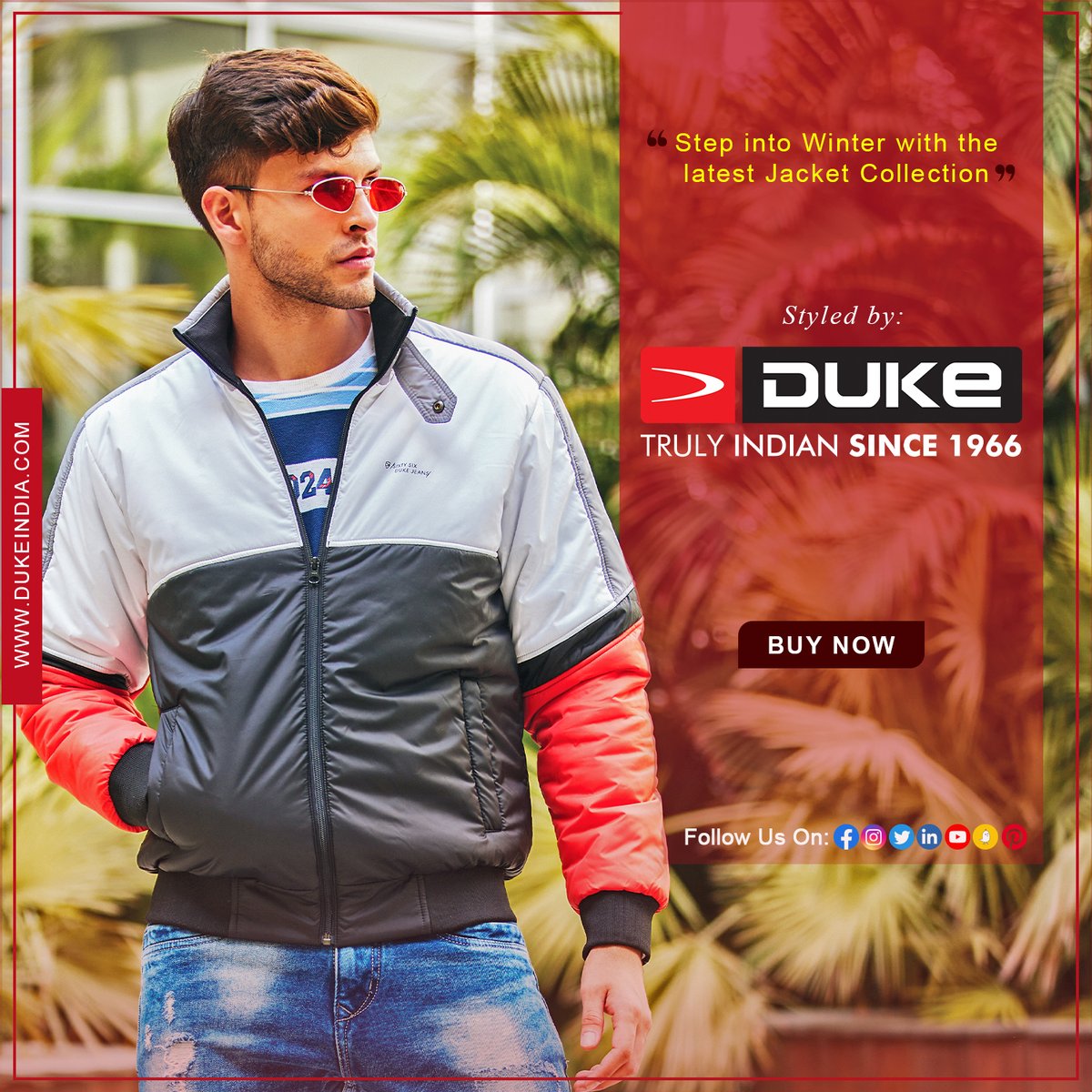 WaveMalls's tweet photo. Step into winters with the stylish latest and trendy jacket collection from Duke fashion store #WaveMall #Moradabad and enjoy the winters. Shop now
#WaveMalls #dukefashions #dukeindia #dukejackets #dukewinterwear #dukewintercollection2021 #wintervibes #winterwonderland https://t.co/mZWtqVbgro