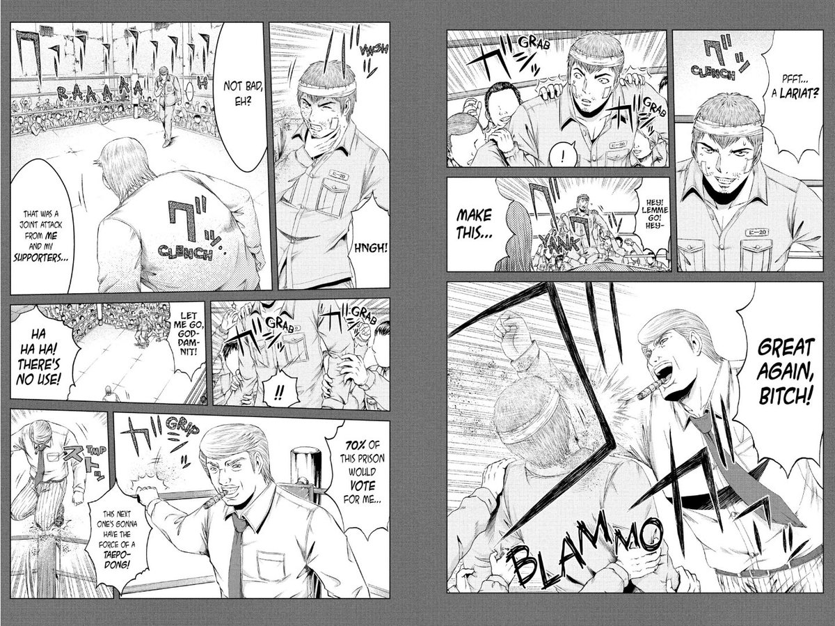 AllThingsGTO's tweet photo. Me vs Donald Trump....er Donald Endo I mean. From GTO: Paradise Lost Volume 16. https://t.co/LzLYhOcq5r