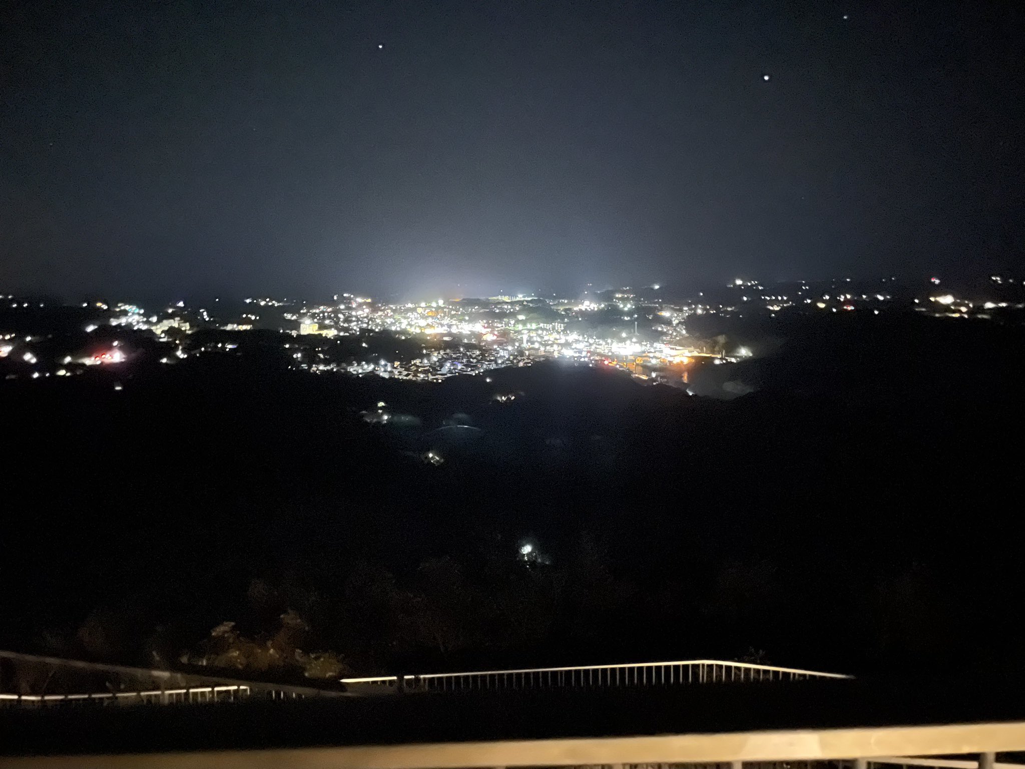 ヒガサ スペイン村の近くの横山展望台 星空も夜景も綺麗でした T Co Guxbhr1njx Twitter