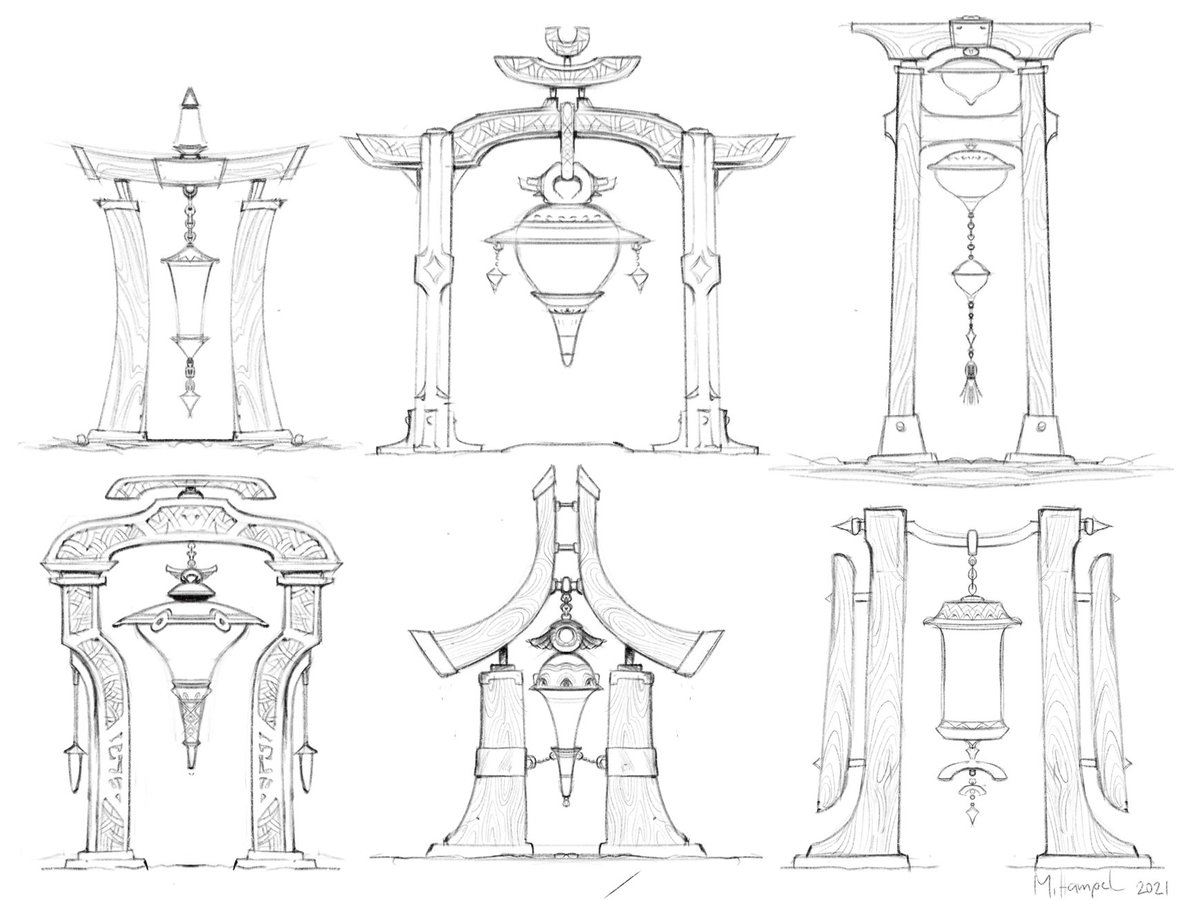 more lantern-gate sketches just for fun 