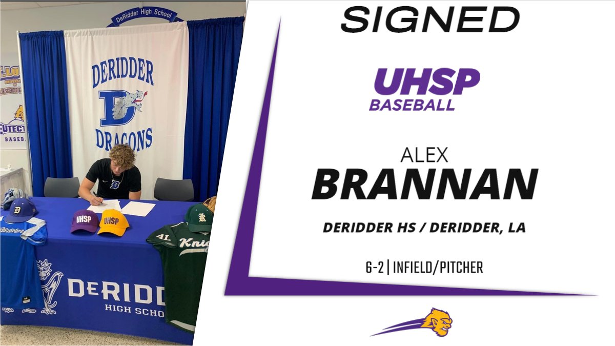 UHSPEutectics's tweet photo. UHSP Baseball signs Alex Brannan of DeRidder, La.!
https://t.co/BQpGOYZzpA
#EutsBaseball #UHSPAthletics #WelcomeToUHSP @UHSPBaseball @alexbrannan7 https://t.co/GJ1rKkmuCo