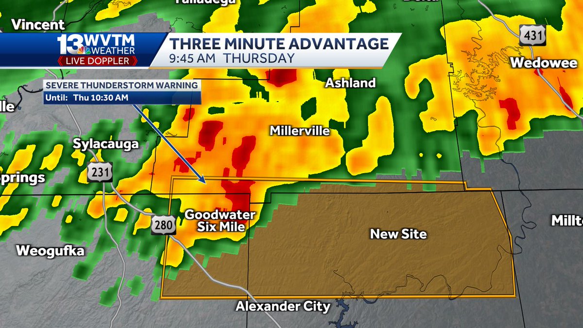HarmonyWx2023's tweet photo. SEVERE THUNDERSTORM WARNING:
HAZARD...60 mph wind gusts and penny size hail.
SOURCE...Radar indicated.
IMPACT...Expect damage to roofs, siding, and trees.
#alwx https://t.co/xgEv4F1r4b #WVTM13 #LiveDoppler https://t.co/PkKJTXaPYB