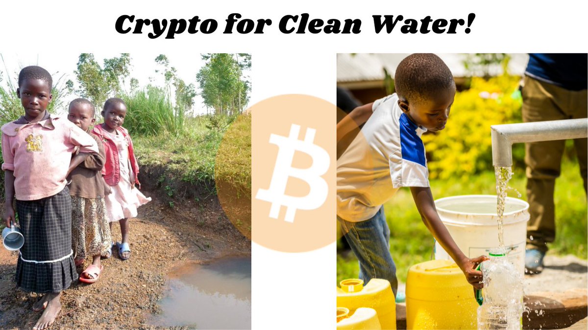 crypto for clean water tweet media