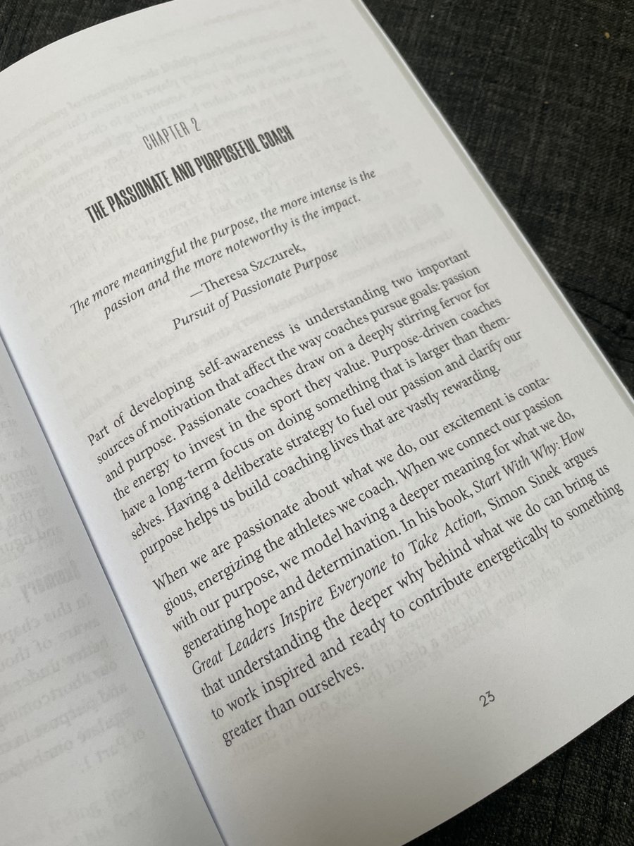 CoachingZone4U's tweet photo. #CoachingZoneBookInsight
Chapter 2: THE PASSIONATE AND PURPOSEFUL COACH
Part of developing self-awareness is understanding two important sources of motivation that affect the way coaches pursue goals: passion and purpose. Passionate coaches draw on a deeply stirring fervor... https://t.co/1DJhn6iEU0