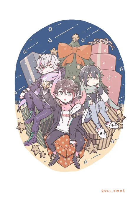 #メッシャーズ #さ絵ぐさ #灰画 #絵スコート 
まだ12月なのでセーフ 