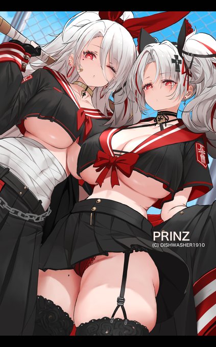 Twinz #AzurLane  #アズールレーン

P-class stands for paizuri 😏😏

Links to HD image down below https://t.co/