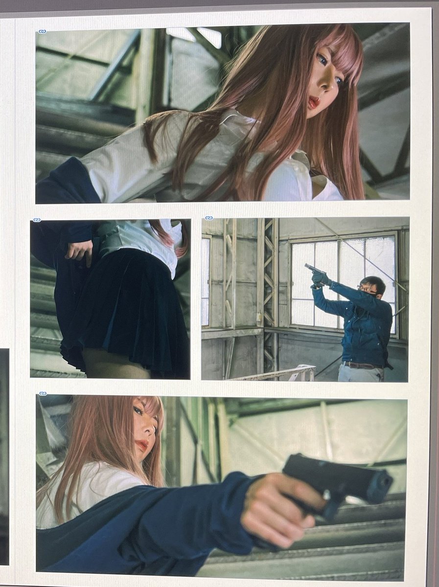 Rikomike's tweet photo. 殺し屋さんの写真集が出るよ📷
同業者対決では必須なあの武器が！
分かる人はニヤニヤしてほしい

YU-SUKEプロデュース
装備監修&amp;モデルくまぼん
メインモデル神海霧いちご

コミケ頒布場所12/31
東マ38b　Airmaker
西あ10a    AngelDust

#コミケ
#コミケ99 https://t.co/ajS20xjd4d
