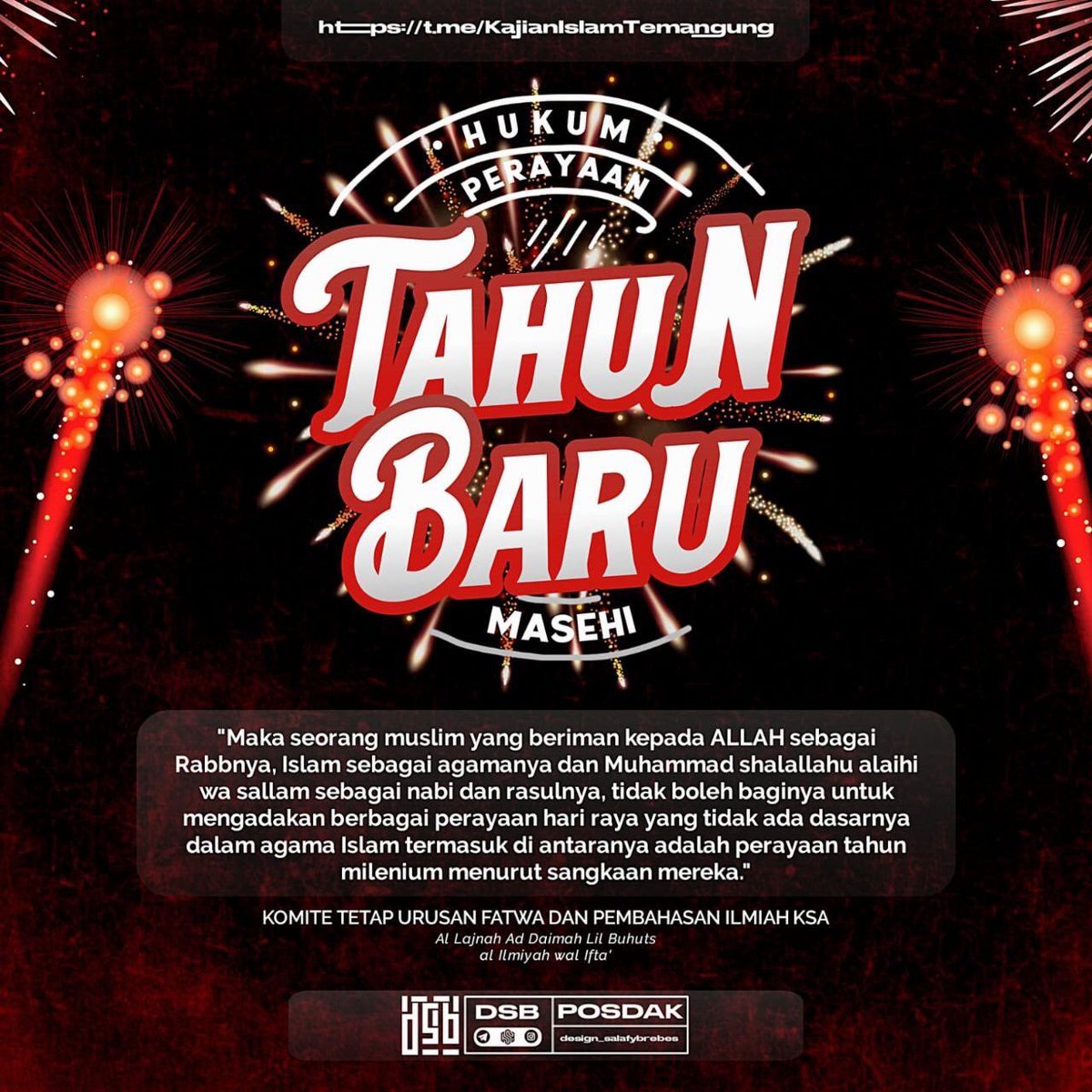 salafiyyunid's tweet photo. Hukum perayaan #tahunbaru https://t.co/3JSXACcMjF