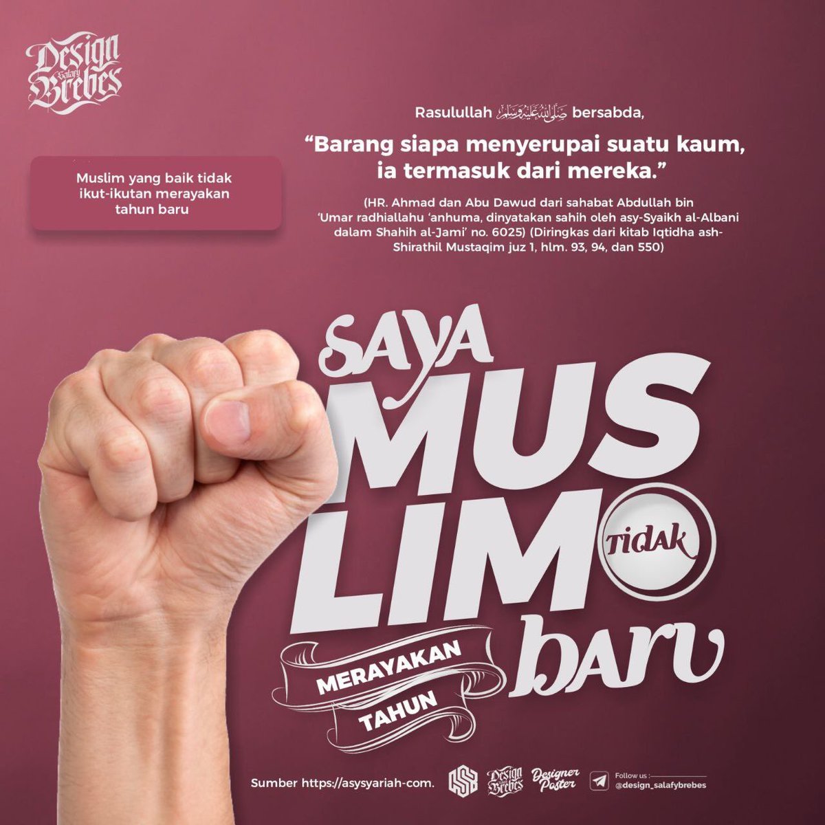 salafiyyunid's tweet photo. Hukum perayaan #tahunbaru https://t.co/3JSXACcMjF