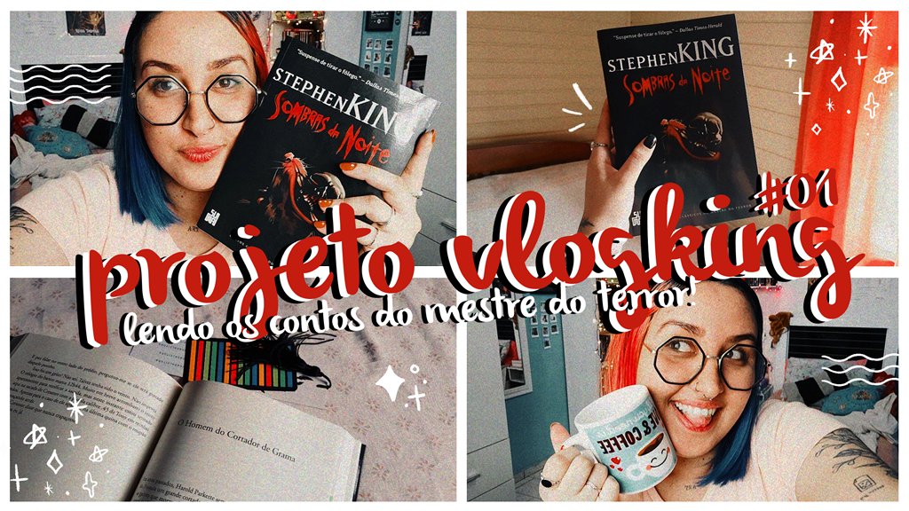 garotadovloog's tweet photo. Oiiiii, no primeiro vlog do projeto #vlogking, vocês irão me acompanhar lendo o primeiro livro de contos do mestre Stephen King lançado no Brasil. Ansiosos? Então bora lá! ✨

🚨 ENGAJEM NA PUBLI DA GATAH PFVOOOOR! 

📹: https://t.co/RFZ1DkVBWA https://t.co/v2E7dGTyeg
