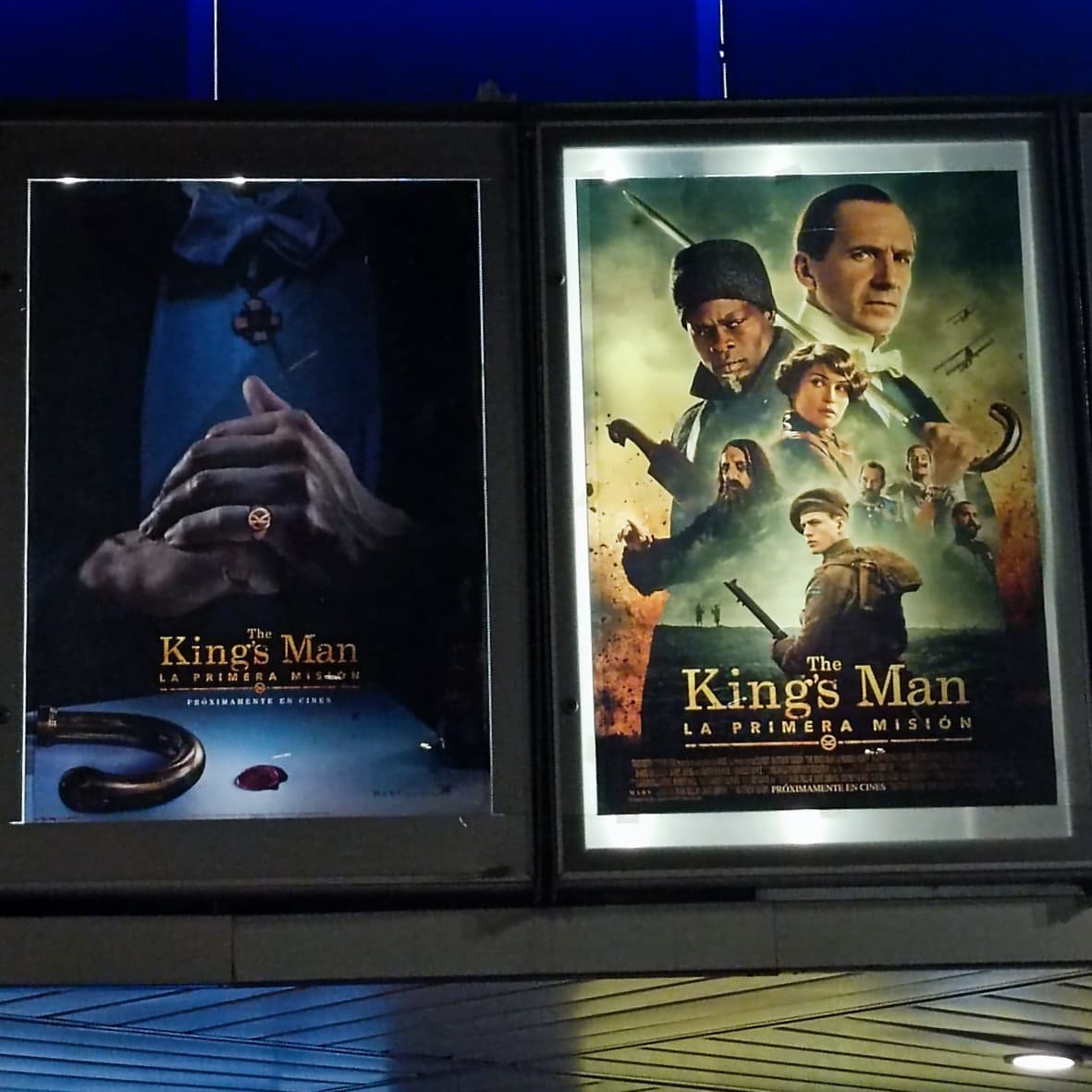 lucducatibcn's tweet photo. #estreno @KingsmanMovie #thekingsman #laprimeramisión @Cinesa @20thCenturyES #cinesadiagonal es el origen la primera misión y me ha encantado rasputin 👍💪👏🍿🎬 os la recomiendo @javi74max @lucducatibcn @DisneySpain hay escenas post créditos habrá segunda misión ?? https://t.co/ZGtY1UJqNu