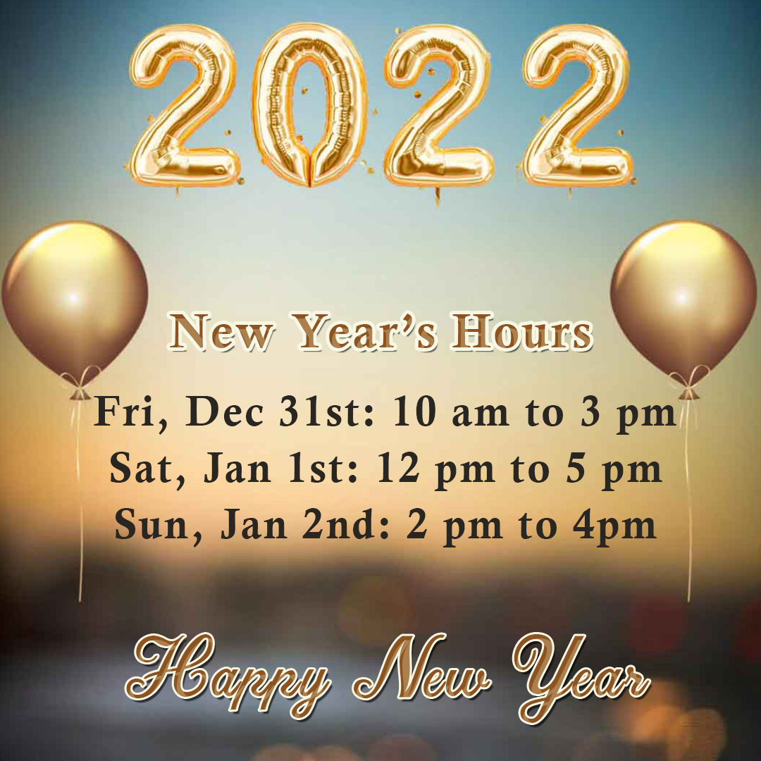 DimitraDesigns's tweet image. New Year's Hours - Dec 31: 10am-3pm - Jan 1: 12pm-5pm - Jan 2: 2pm-4pm - We are open on Sundays @dimitradesigns #